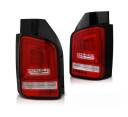 VW T5 TRANSPORTER 10-15 LAMPY LED BAR RED WHITE SEQ