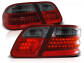 MERCEDES E W210 SEDAN 95-03 LAMPY TYLNE LED RED SMOKE