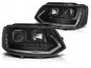 VW T5 10-15 LAMPY LED DRL TUBE BLACK DTS